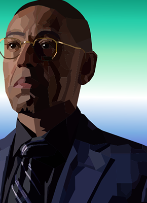 gus fring geometric art