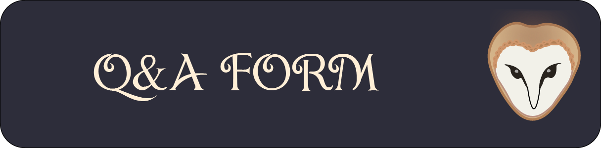 a button linking to the q&a form page