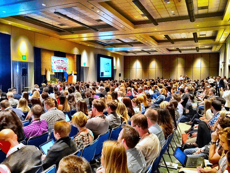 image of a corporate event