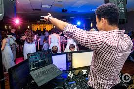 DJ at a Wedding