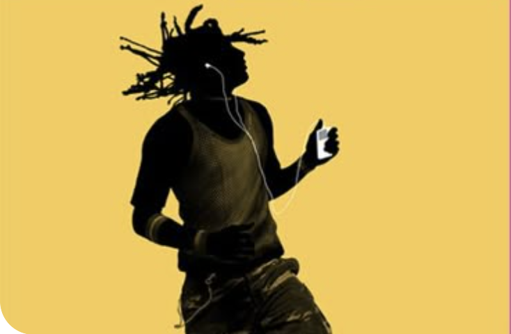 yellow man dancing