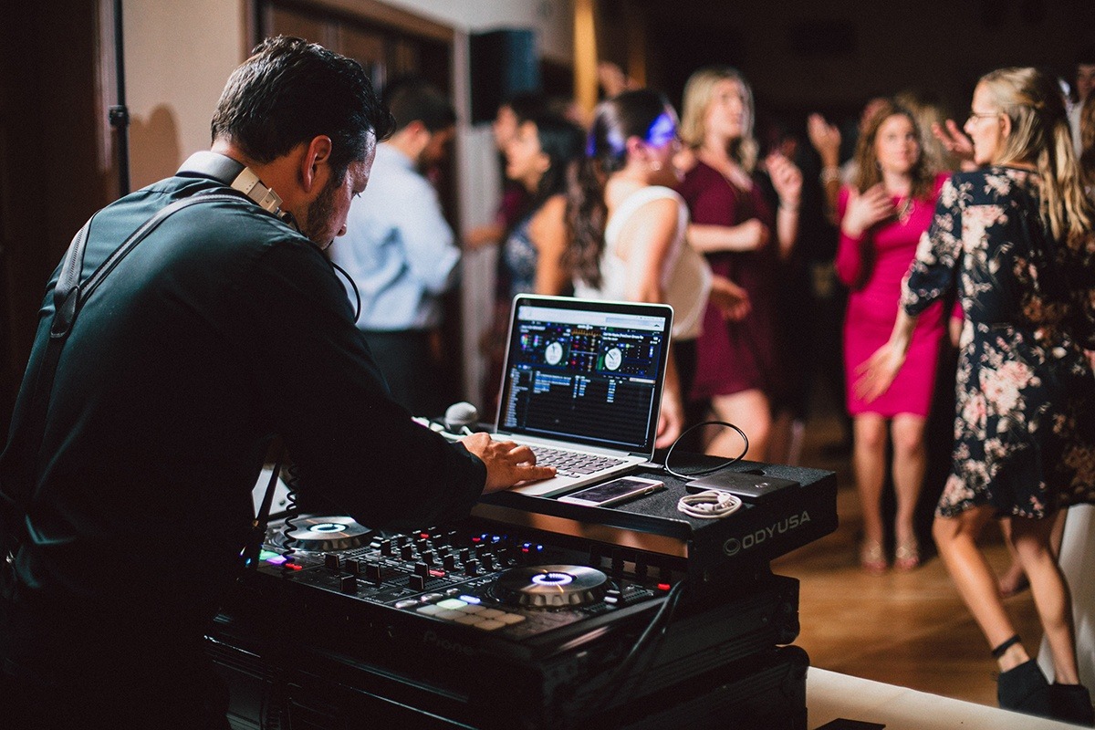 DJ at wedding