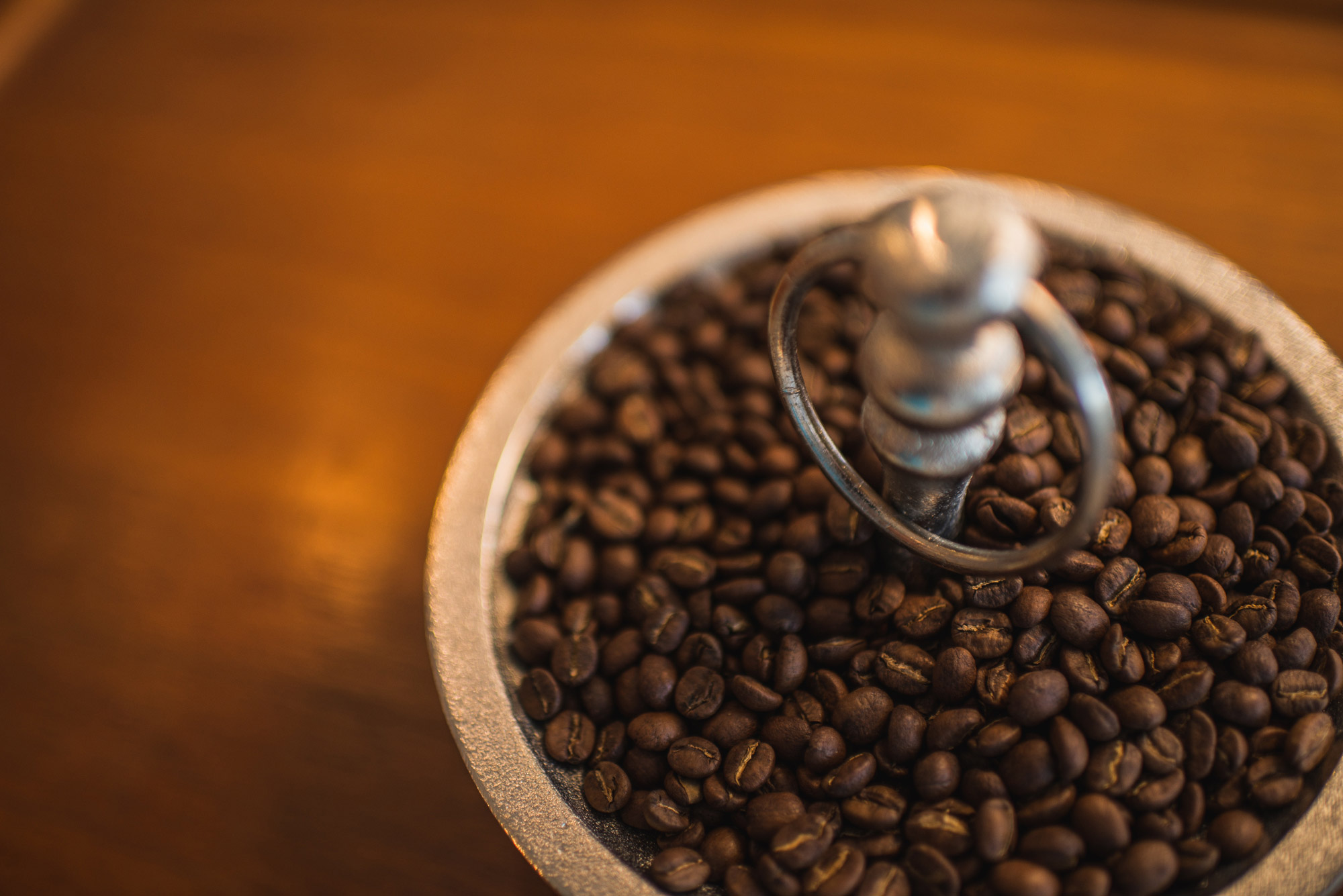 coffee beans in cup