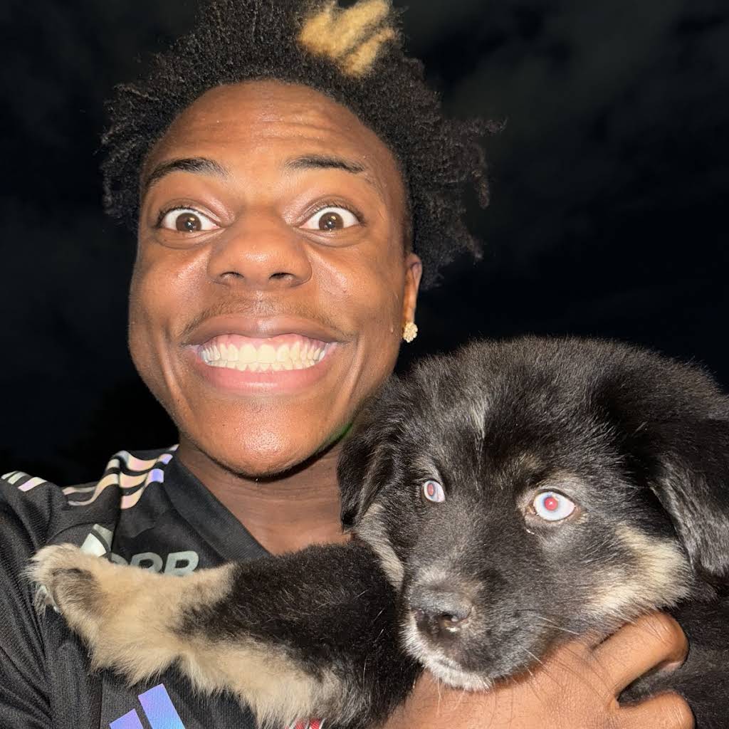 Guy holding his precious dog