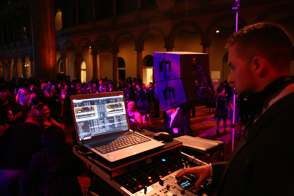 dj at corporate event